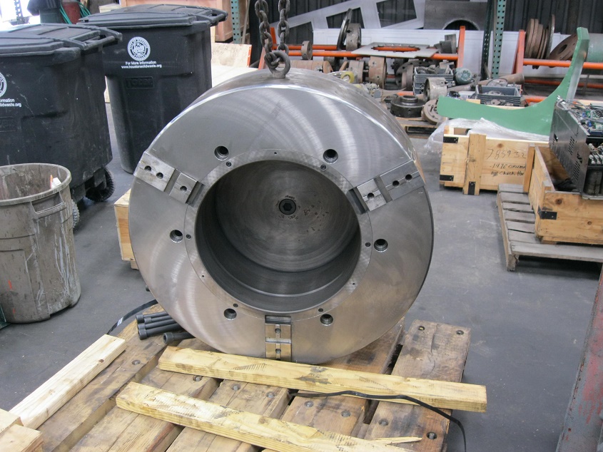 Rohm 35" hydraulic 3 jaw chuck KFD-HS 900/3